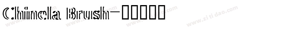 Chinela Brush字体转换